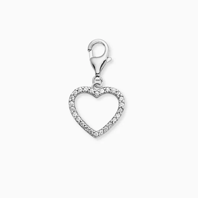 Engelsrufer Charm Argento 925 Cuore Zirconia