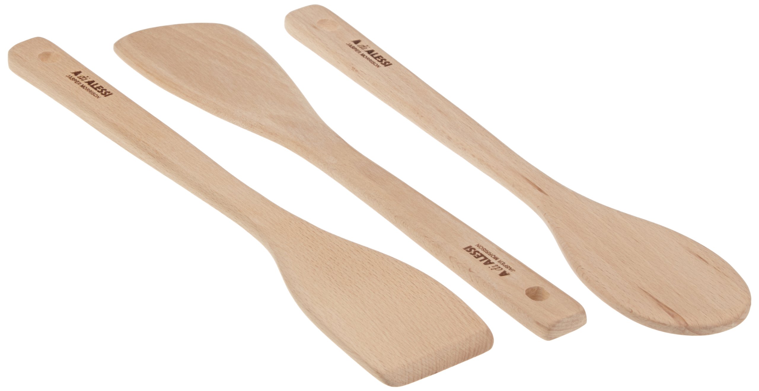 Alessi AJM27SET set utensili legno 3 pezzi 32 cm