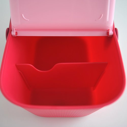Alessi Petnic AMMI27 PO cestino viaggio animali rosso