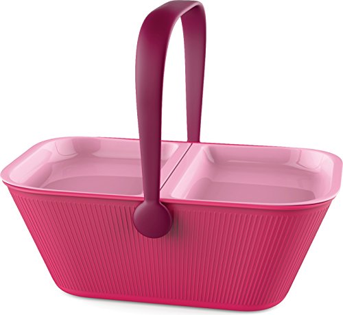 Alessi Petnic AMMI27 PO cestino viaggio animali rosso