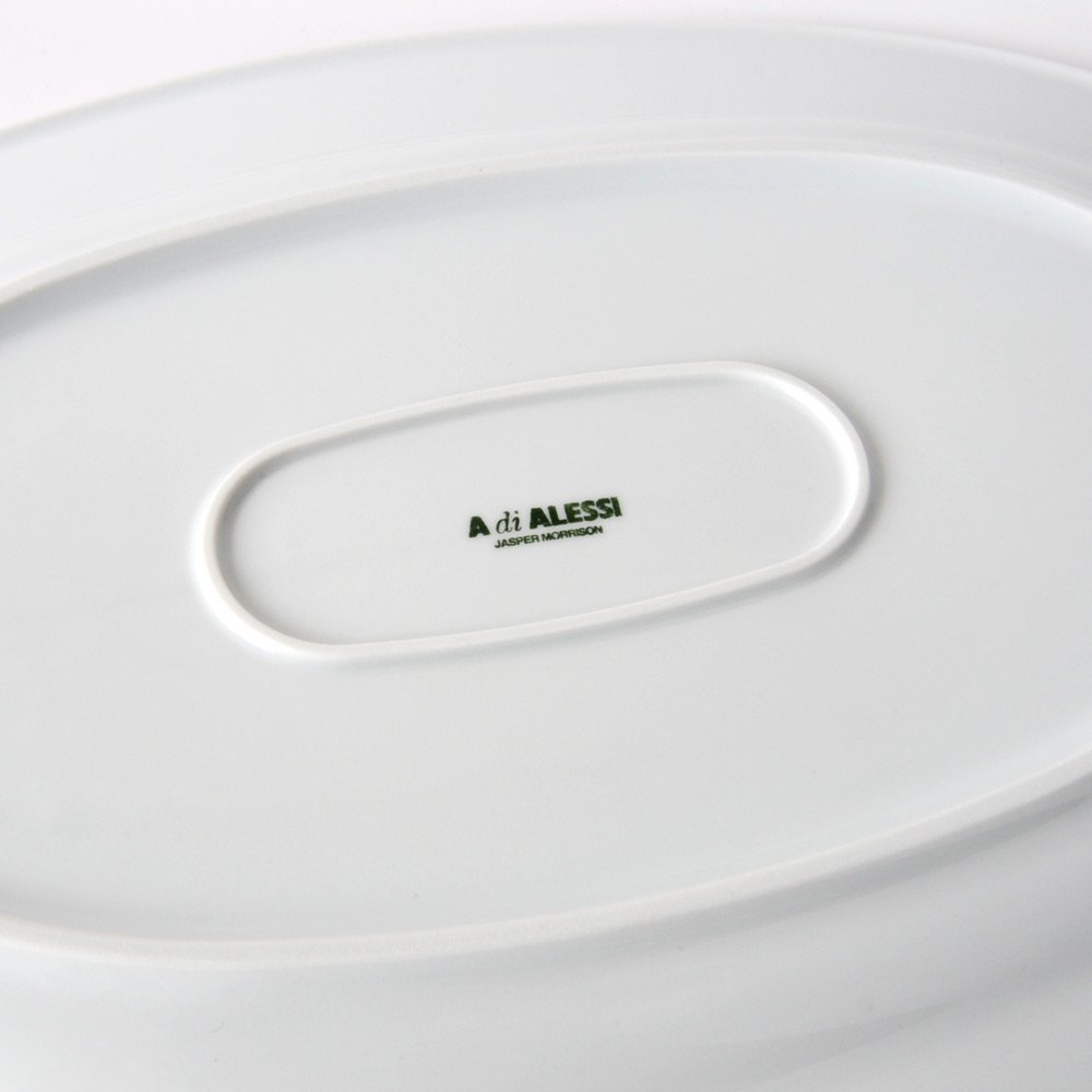 A di Alessi PlateBowlCup AJM28/22 piatto ovale 36 cm