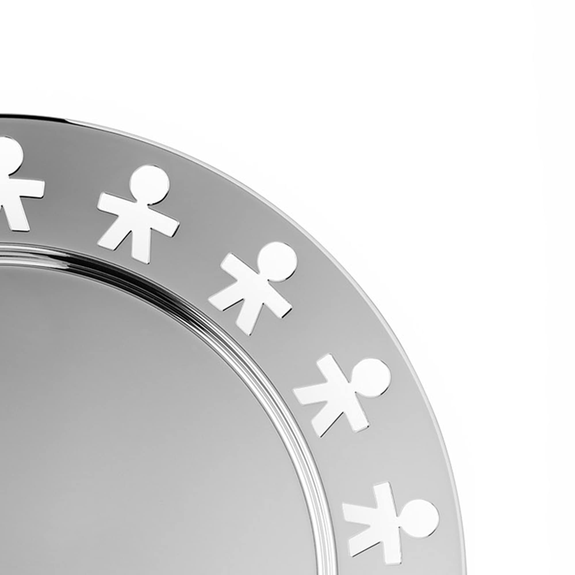 Alessi Girotondo AKKGT vassoio rotondo acciaio 40 cm