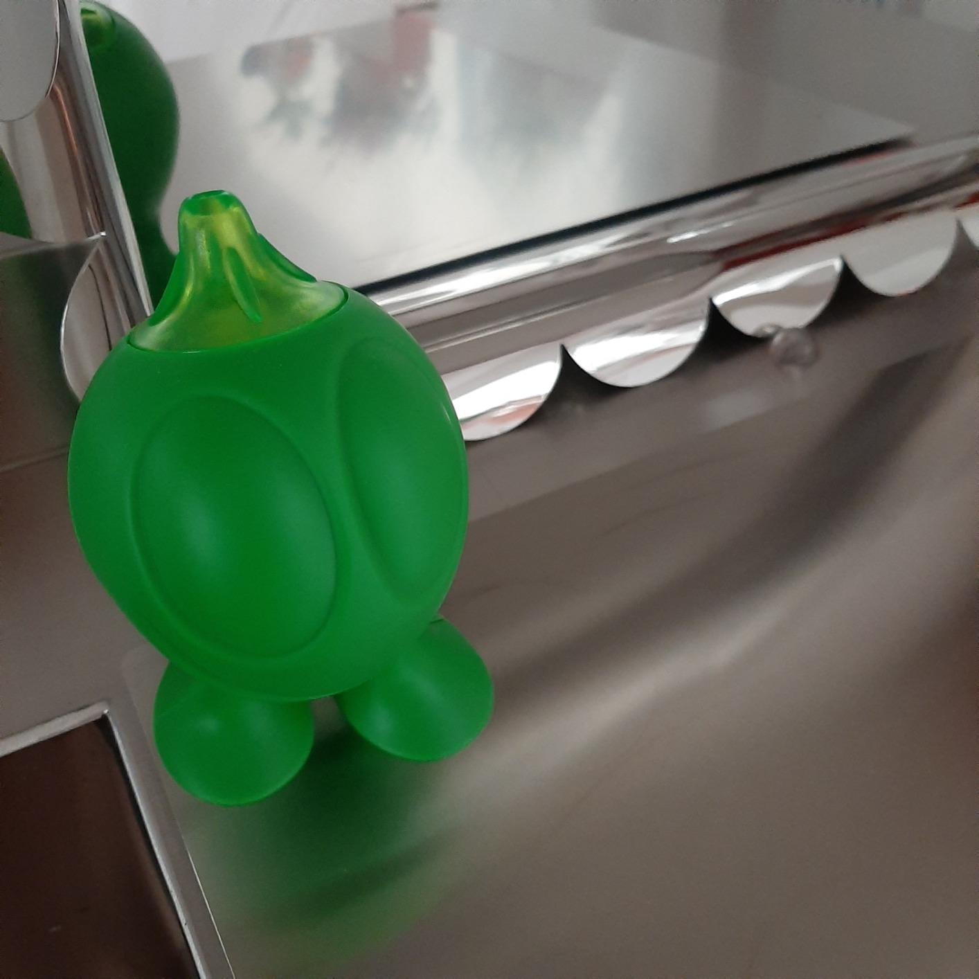 Alessi Gino Zucchino AGV02 zuccheriera rossa 20 cl resina