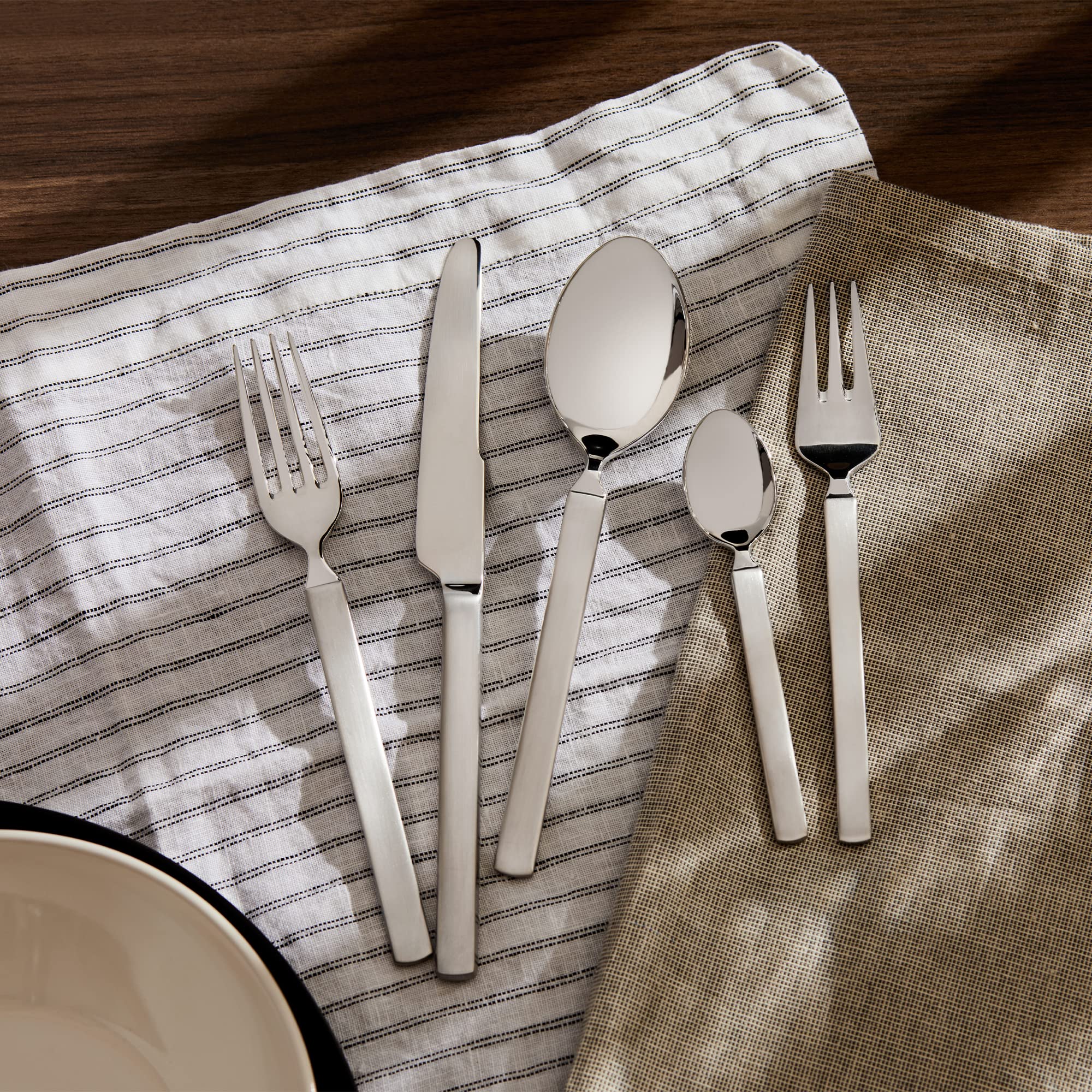 Alessi Dry 4180/1 cucchiaio tavola acciaio set 6 pezzi 19 cm