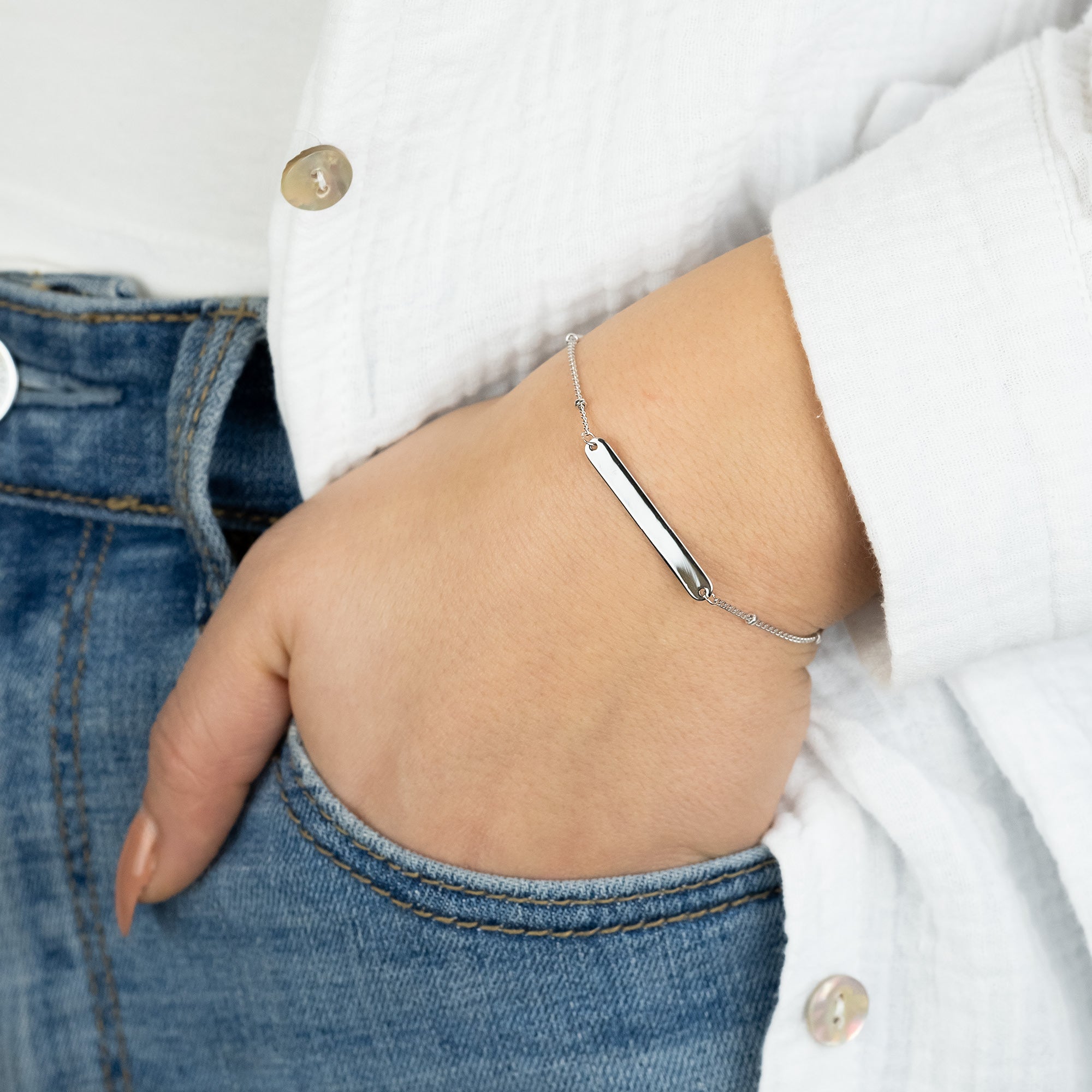 Engelsrufer ID bracciale argento 925 incidibile personalizzato