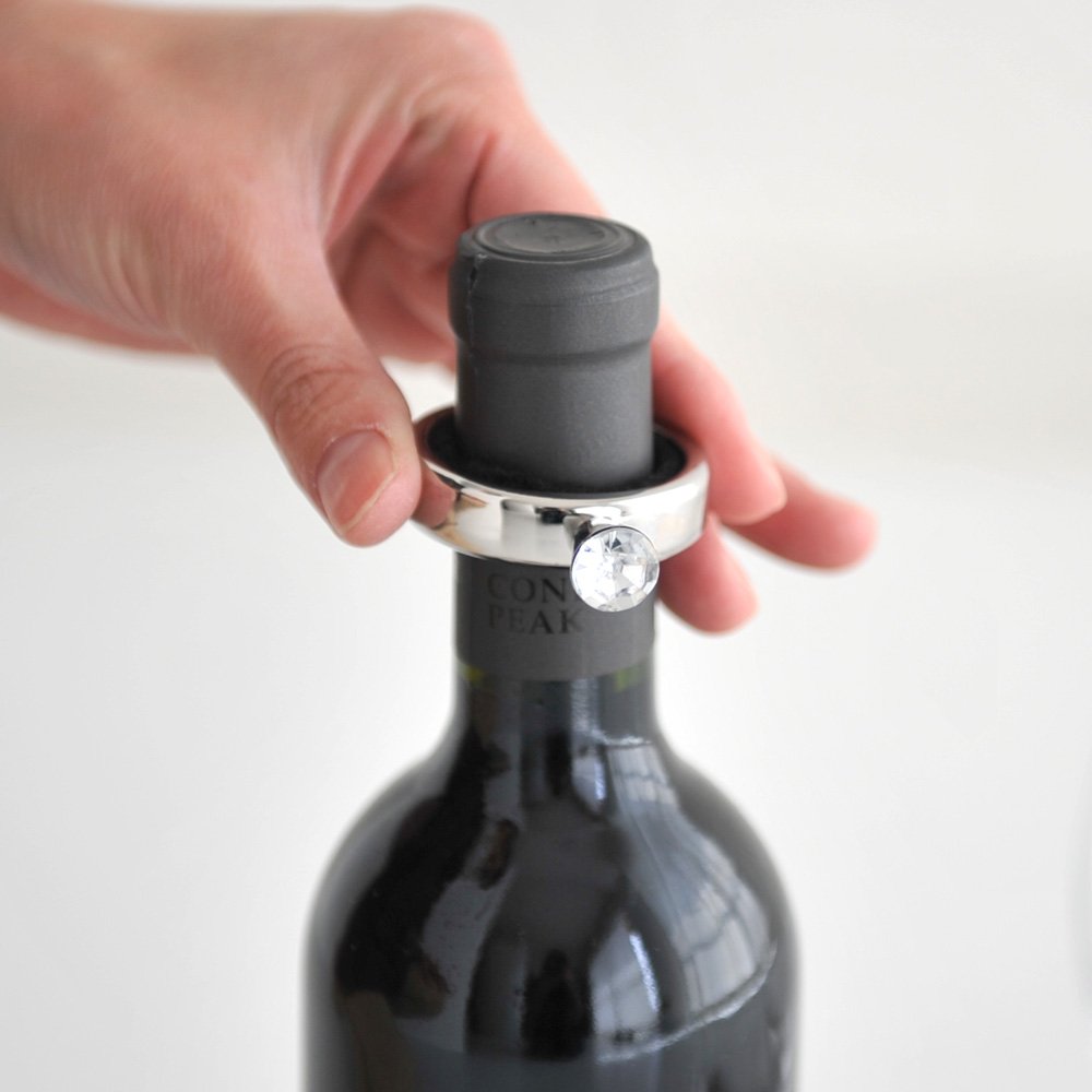 Alessi GIA11 Noè salvagoccia vino acciaio feltro