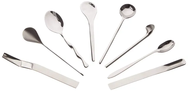 Alessi MSPOONSET Set 8 Cucchiaini Caffè Acciaio 18/10