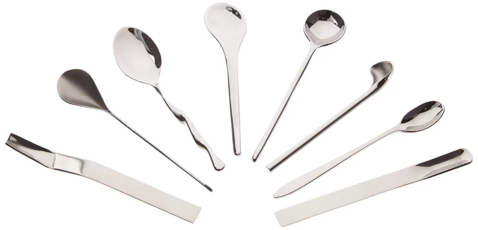 Alessi MSPOONSET Set 8 Cucchiaini Caffè Acciaio 18/10