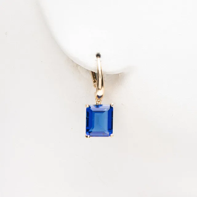 Chic Ad Hoc Orecchini monachella argento zircone blu