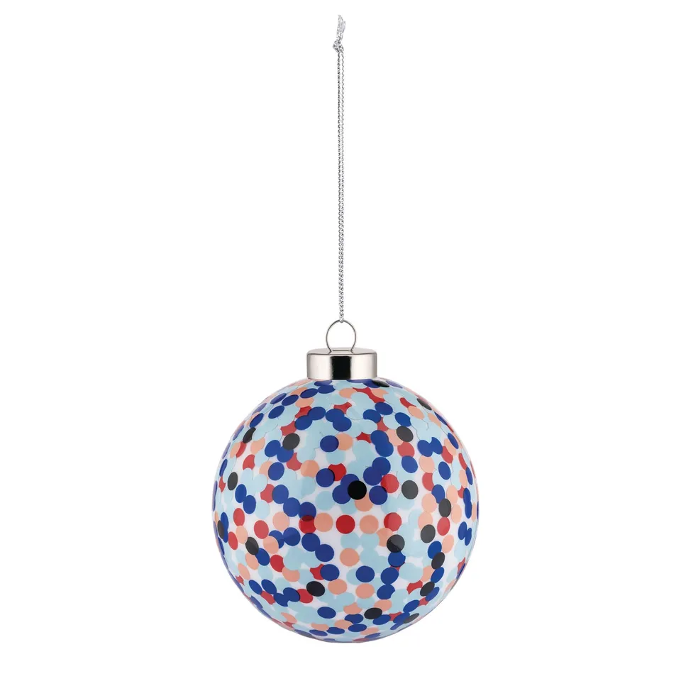 Alessi Proust AM43 3 pallina natale vetro soffiato 9 cm