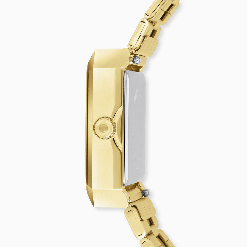 Engelsrufer Uhren Lebensblume orologio acciaio oro nero