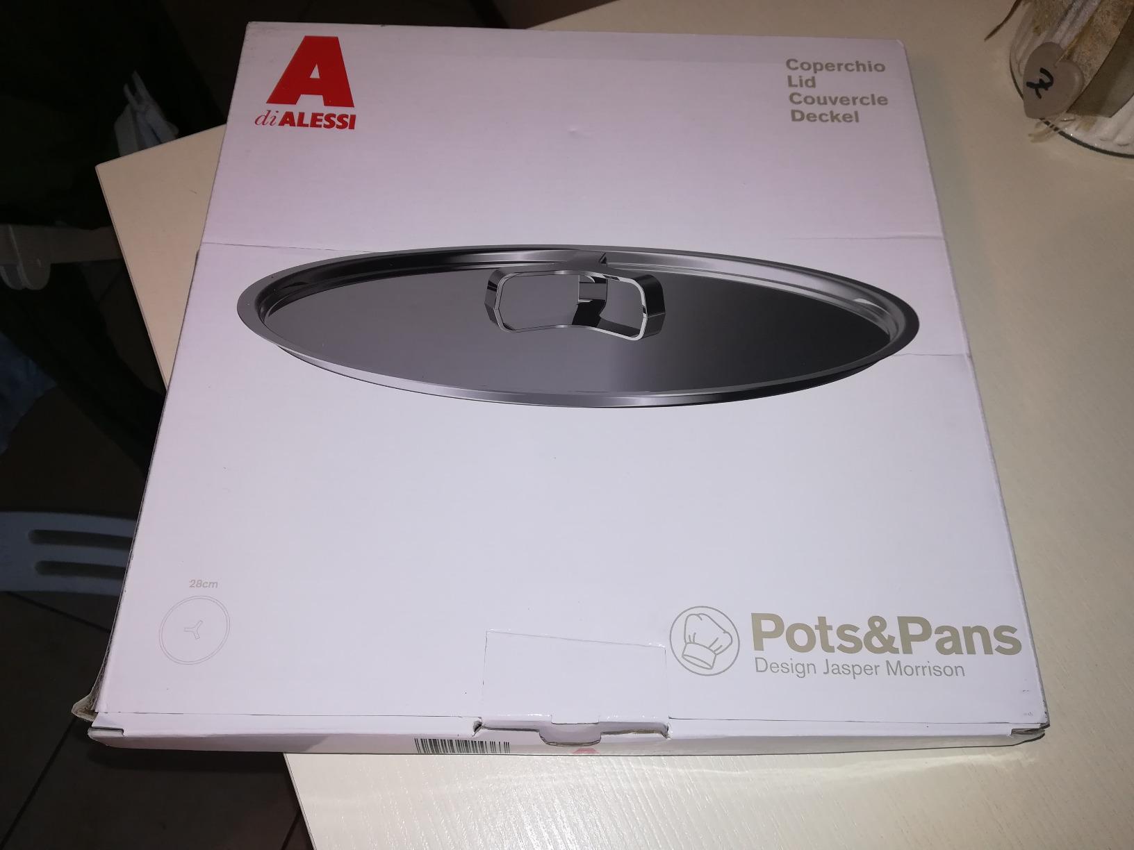 Alessi AJM200/20 Pots&Pans Coperchio Acciaio 20 cm Lucido