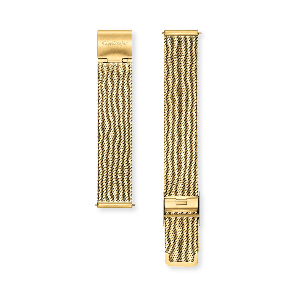Engelsrufer Uhrenbänder Cinturino Mesh Acciaio 14 mm Roségold