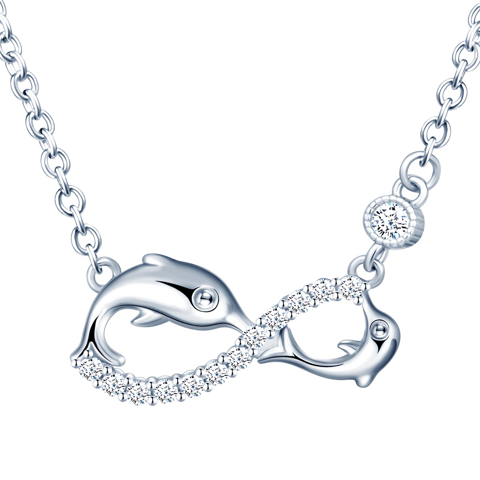 INFINIONLY Fashion Necklaces collana infinito argento 925