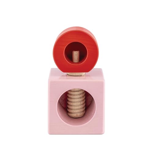 Alessi Twergi ES20 2 schiaccianoci legno rosa rosso