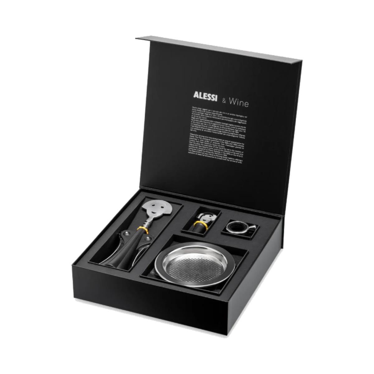 Alessi Anna Set Vino GAM01SET Cavatappi Acciaio Regalo