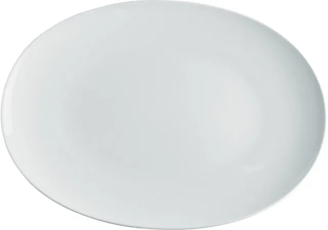 Alessi Tavola Mami SG53/22 38 Piatto Ovale Porcellana 38cm