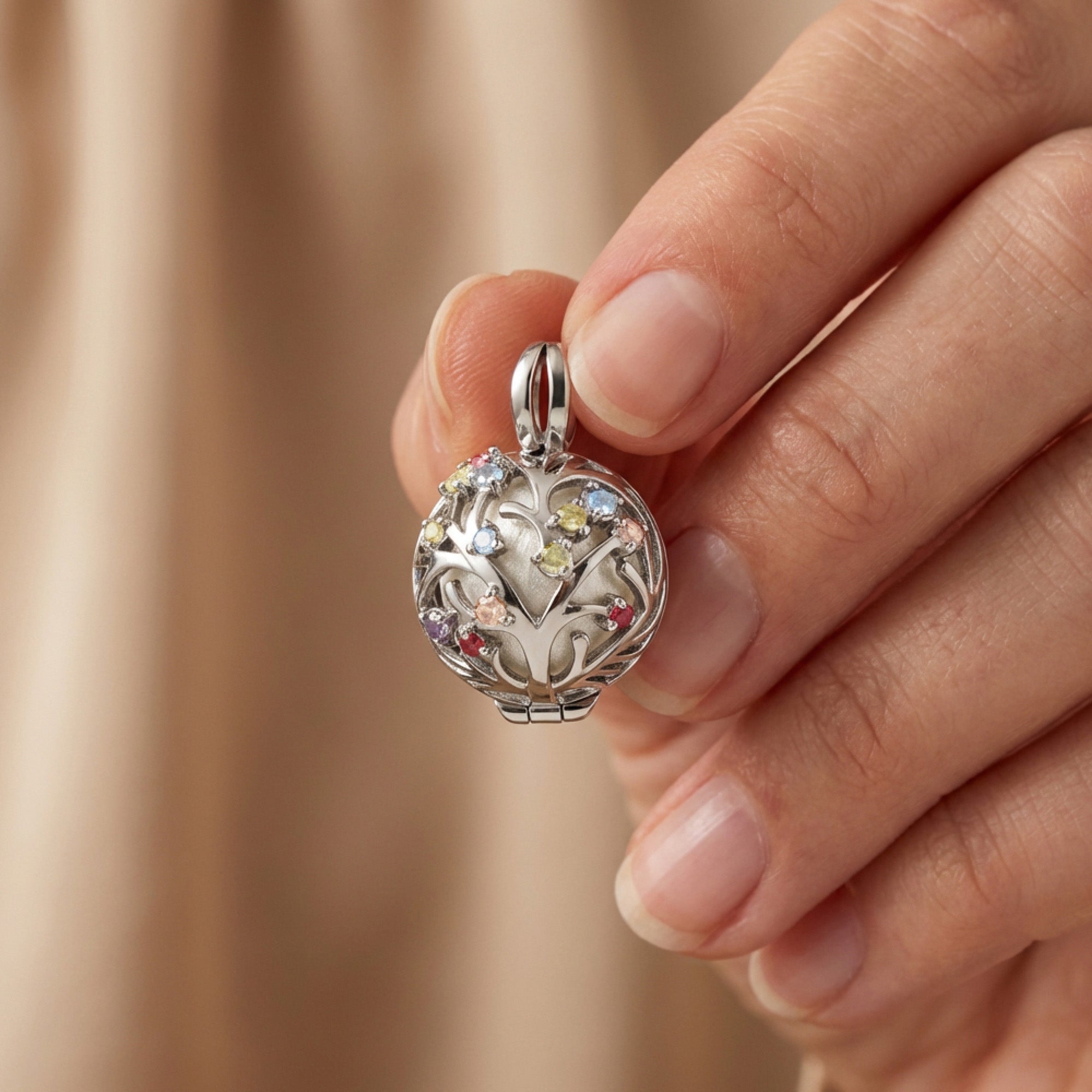 Engelsrufer Bloom Ciondolo Sfera Zirconia Multicolor