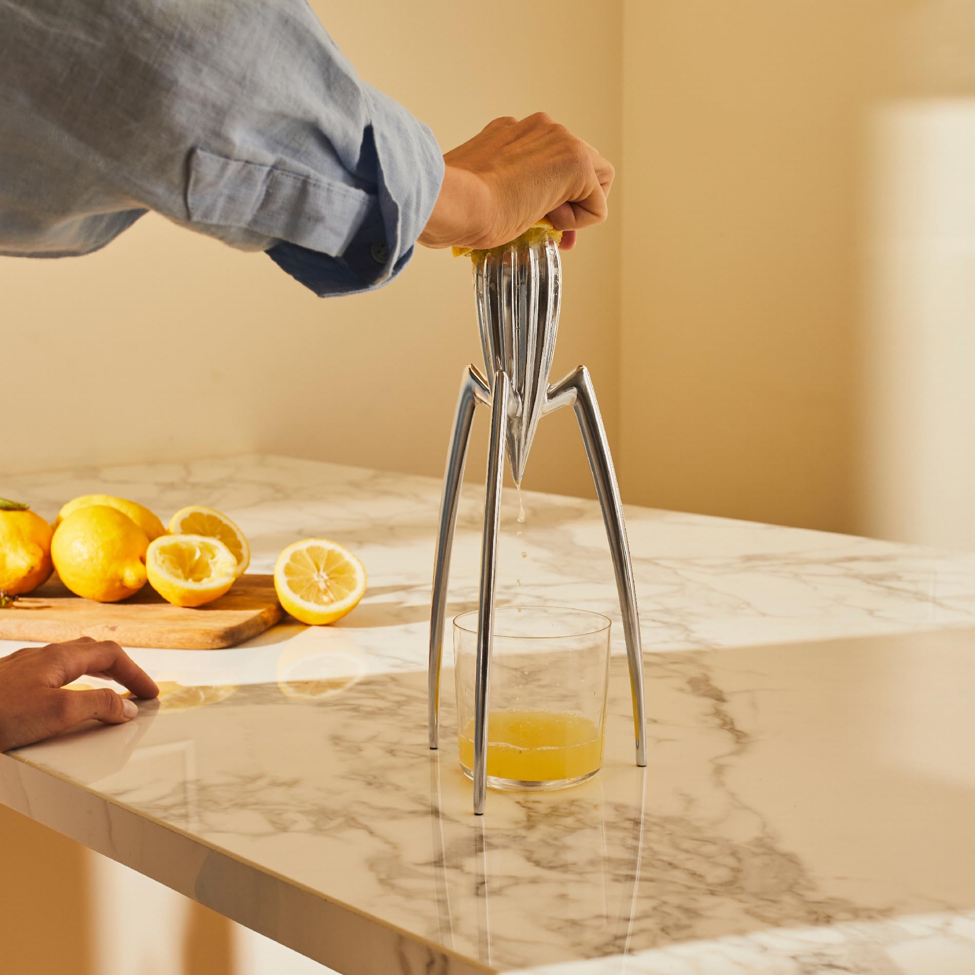 Alessi Juicy Salif Spremiagrumi Alluminio 29 cm Starck Argento