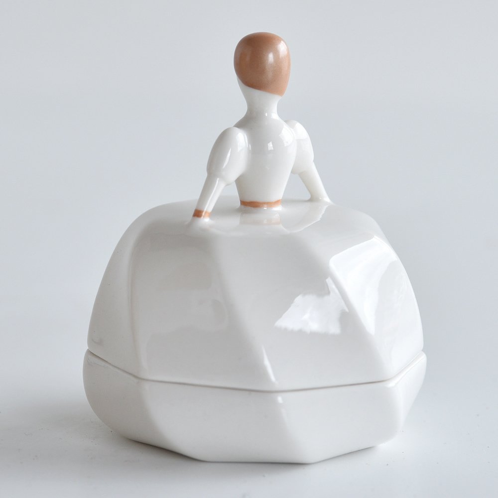Alessi AAA02 La Petite Mariée Bomboniera Porcellana Multicolore