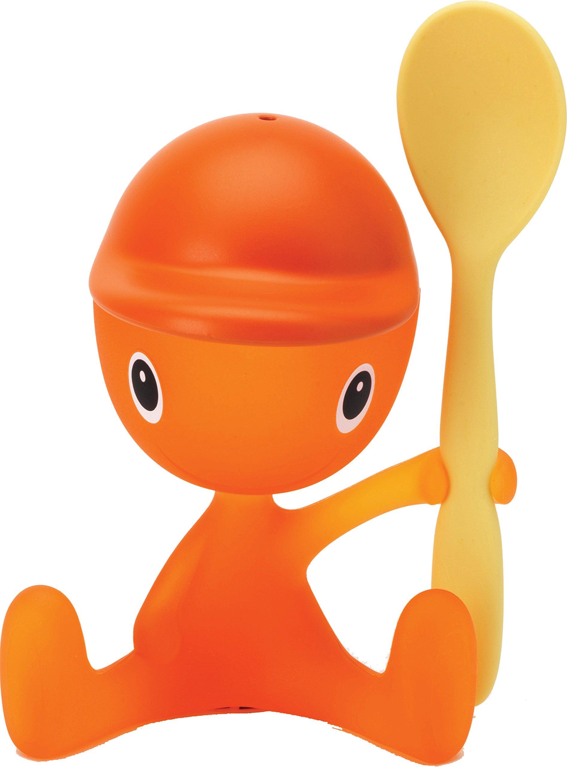 Alessi Cico ASG23 B Portauovo Spargisale Bianco/Nero Resina