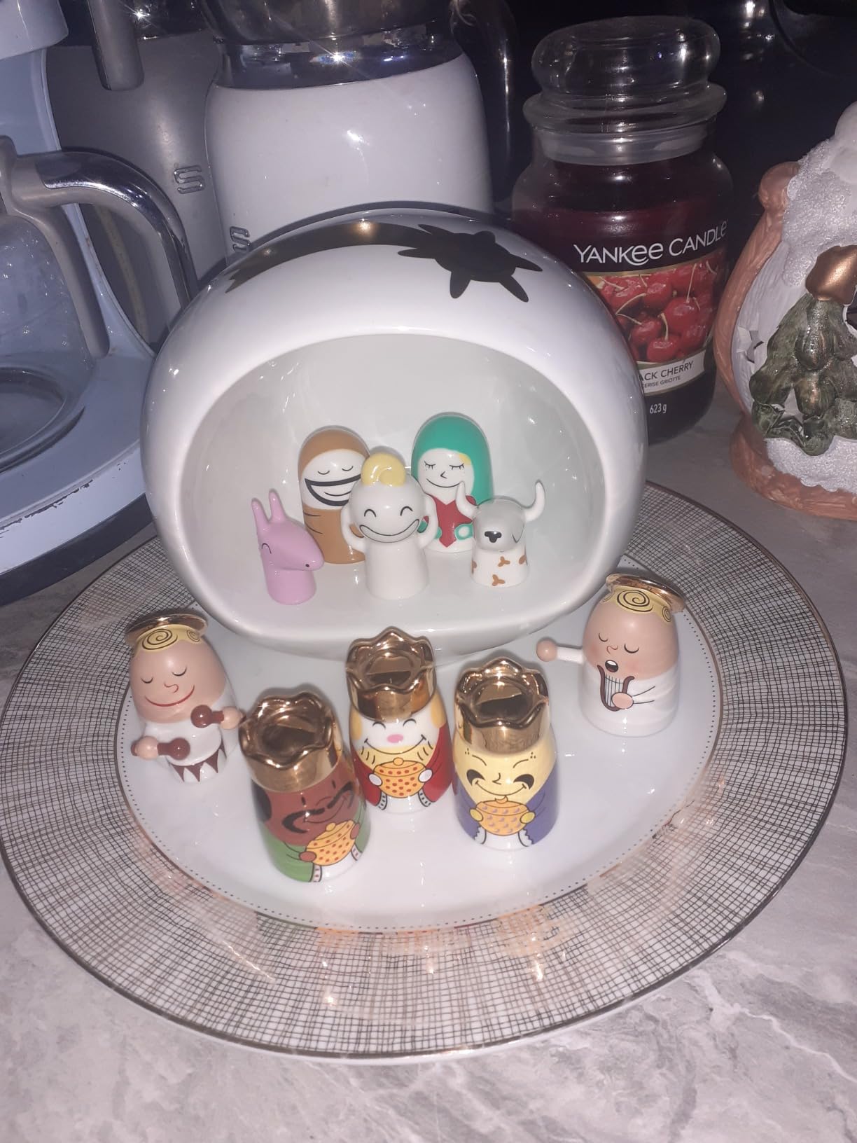 Alessi AMGI10SET presepe porcellana multicolore 10 pezzi grande