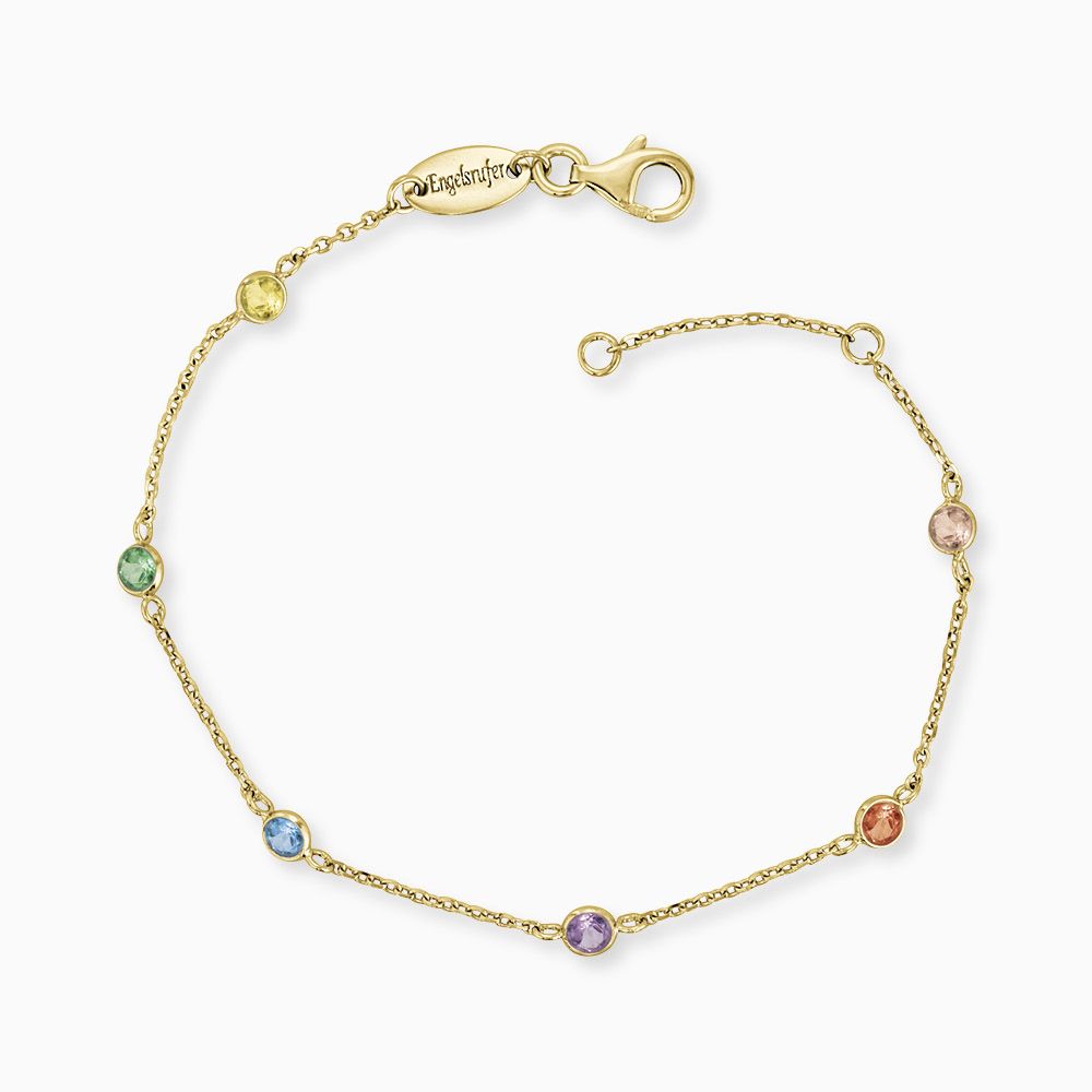 Engelsrufer Moonlight bracciale argento zirconia multicolor