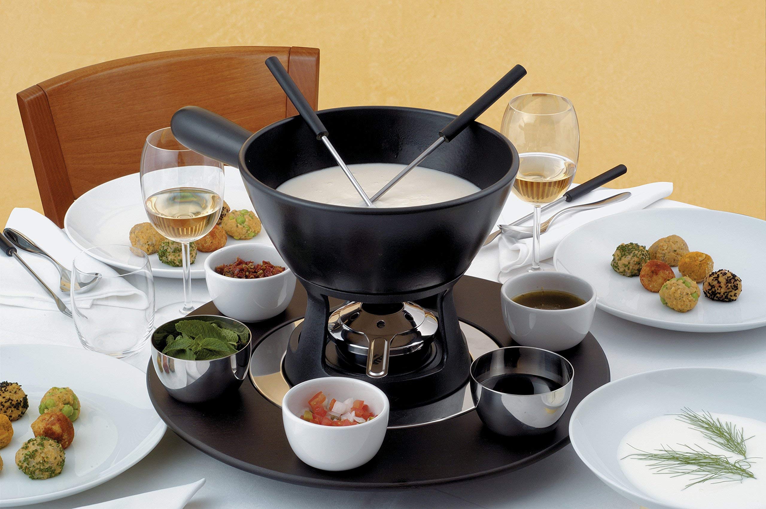 Alessi Tavola Mami SG58 B forchette fonduta acciaio set 6 pezzi