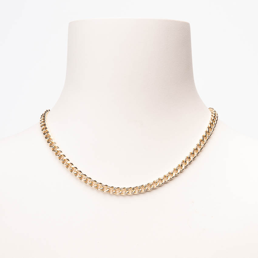 Chic Ad Hoc Collana mini groumette argento oro