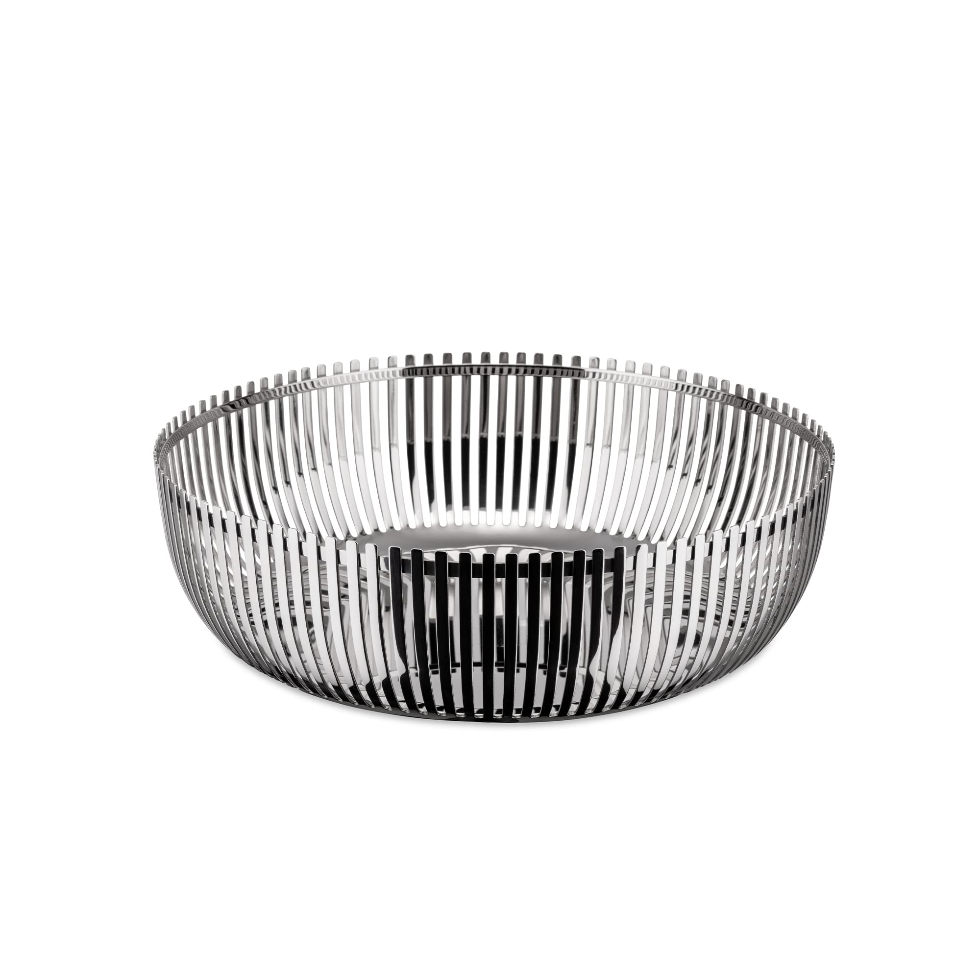 Alessi PCH02/20 Cestino Acciaio Portaoggetti 20 cm Lucido