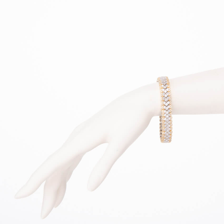 Chic Ad Hoc Bracciali braccialetto argento merletto morbido