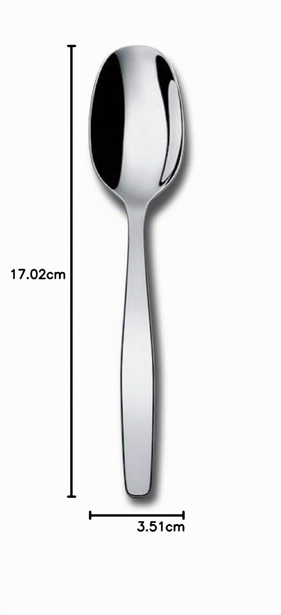 Alessi Itsumo set 6 cucchiai dessert acciaio 18/10