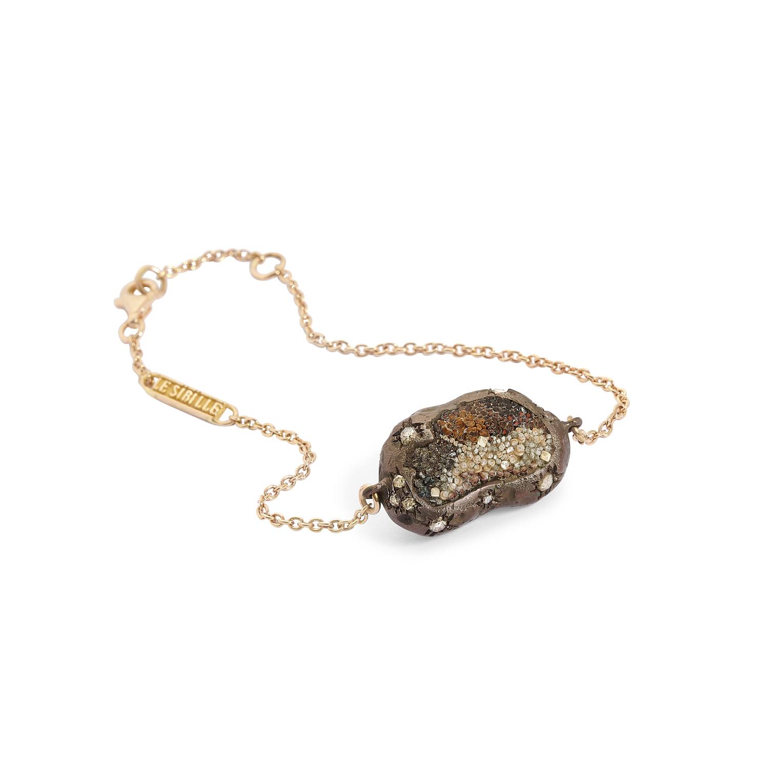 Le Sibille Bracciali Meteorite bracciale oro rosa diamanti