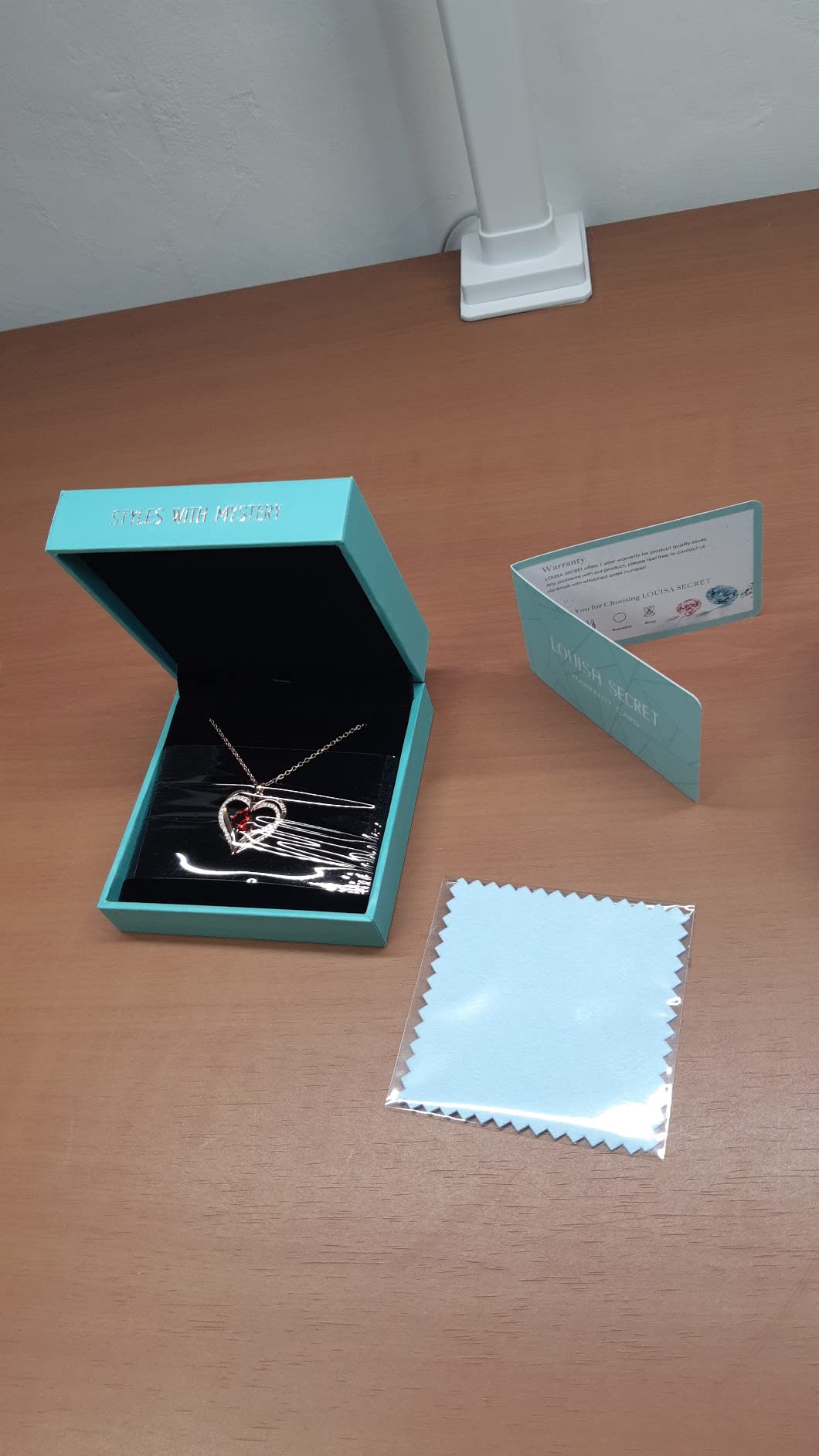LOUISA SECRET Forever Love Heart collana cuore argento oro rosa mamma