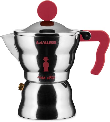 Alessi caffettiera moka alluminio 1 tazza 7 cl
