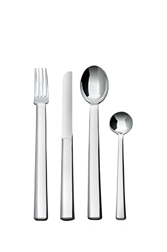 Alessi Rundes Modell JH01S24 servizio posate 24 pz acciaio lucido