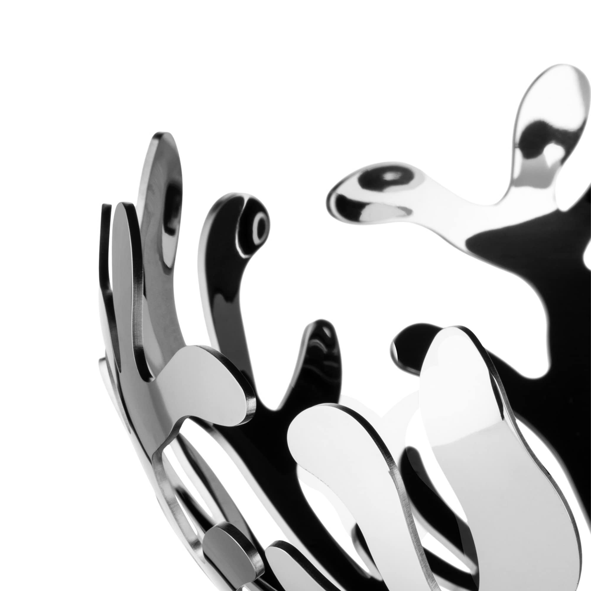 Alessi ESI01/25 Mediterraneo fruttiera acciaio 25 cm argento