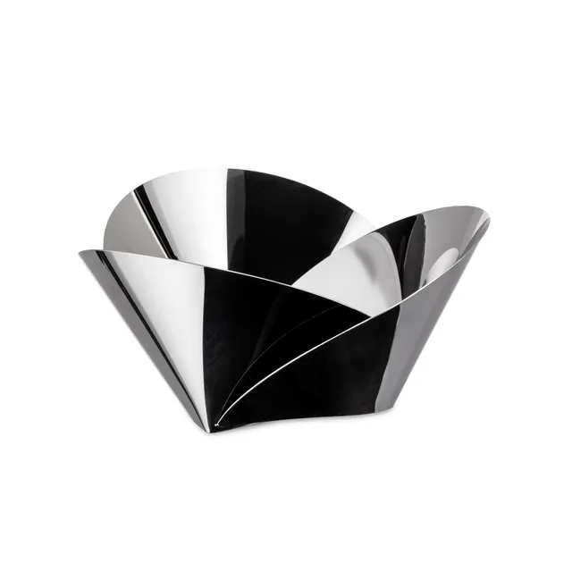Alessi Harmonic ABI03 Cestino Acciaio 22 cm Lucido