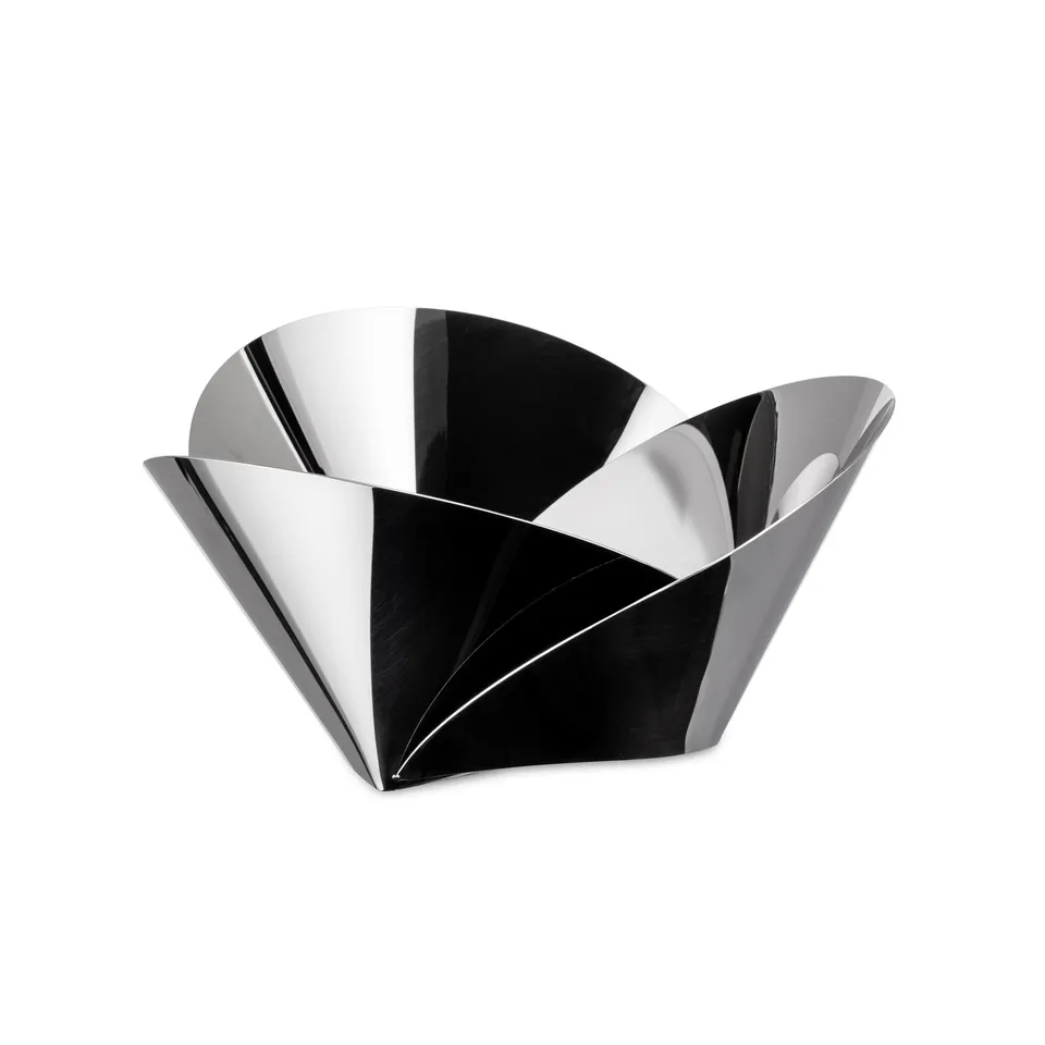 Alessi Harmonic ABI03 Cestino Acciaio 22 cm Lucido
