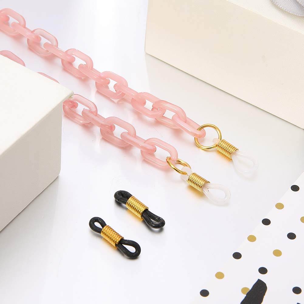 EUEAVAN Eyeglass Chains Catenella Occhiali Rosa Donna Uomo