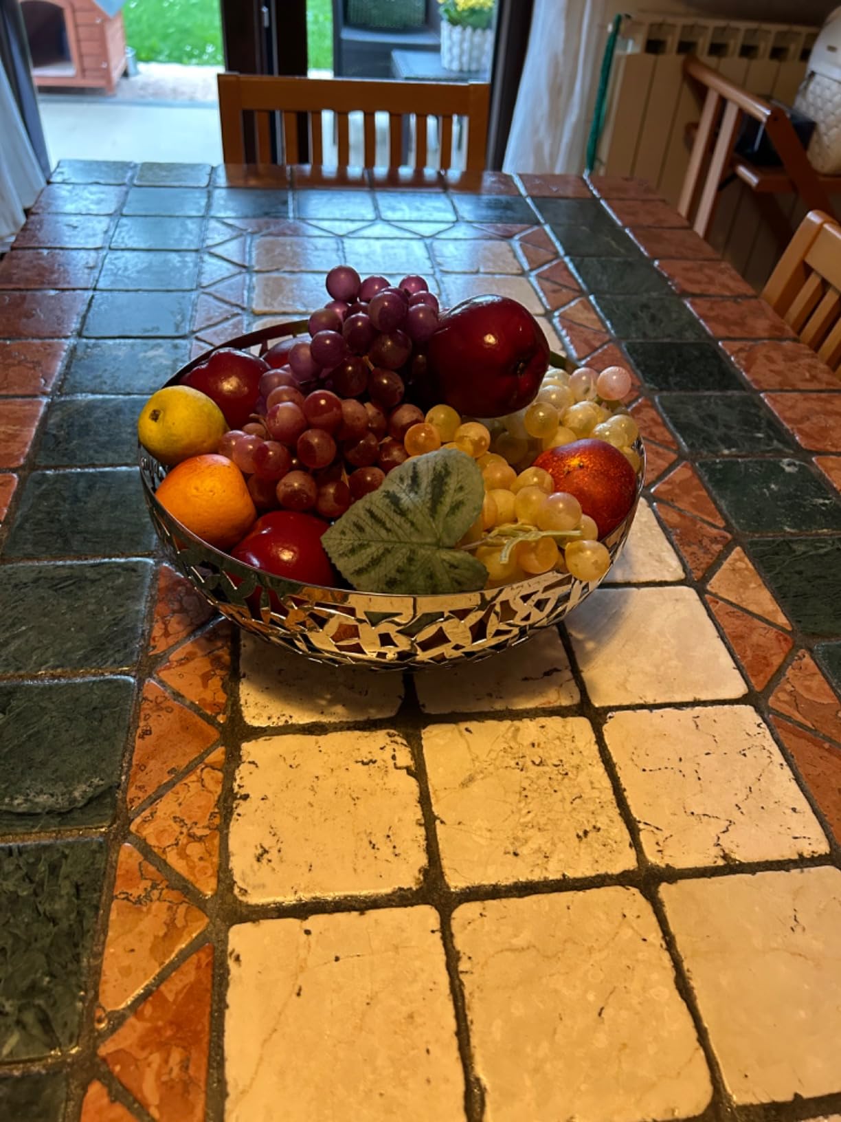 Alessi Cactus MSA04/29 Portafrutta Traforato 29 cm Inox