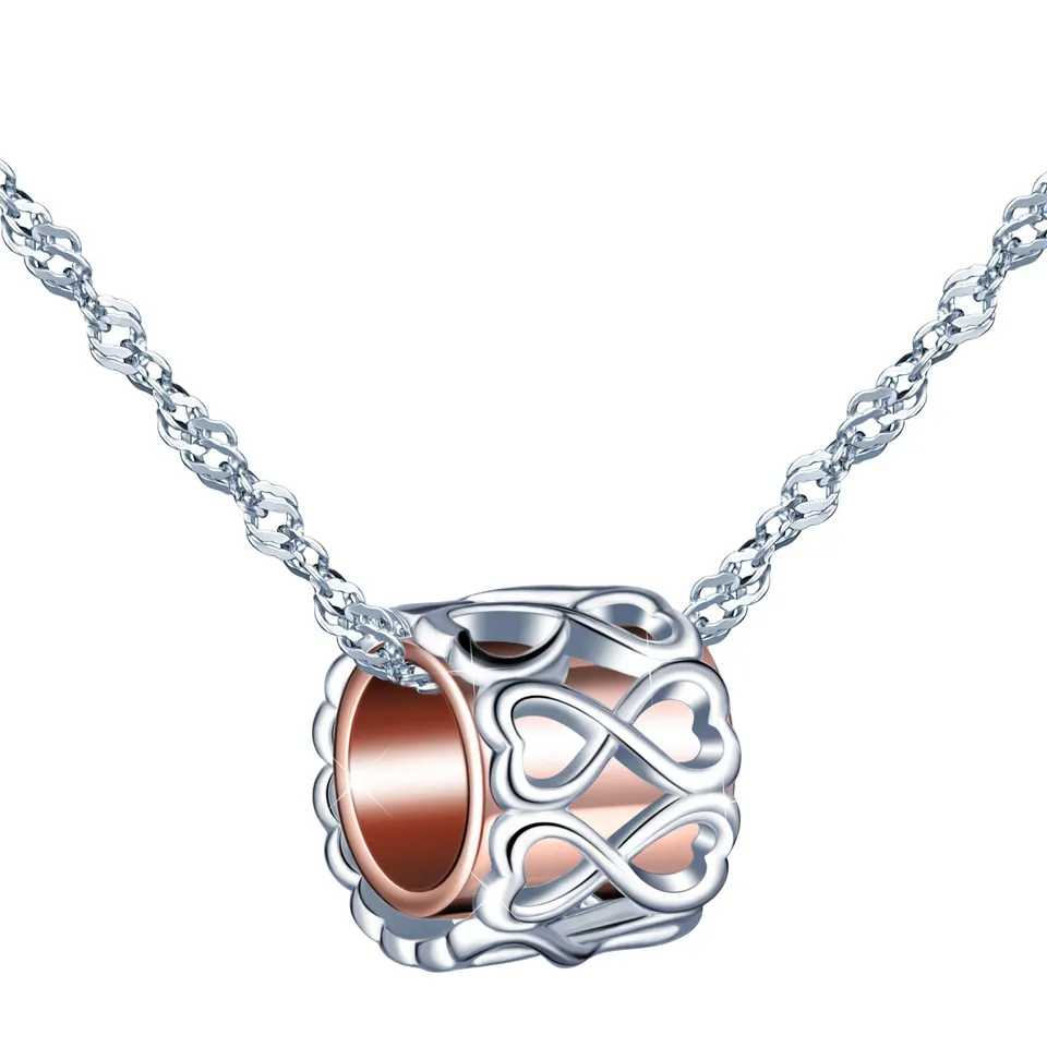 Infinionly Fashion collana argento 925 infinito bicolore