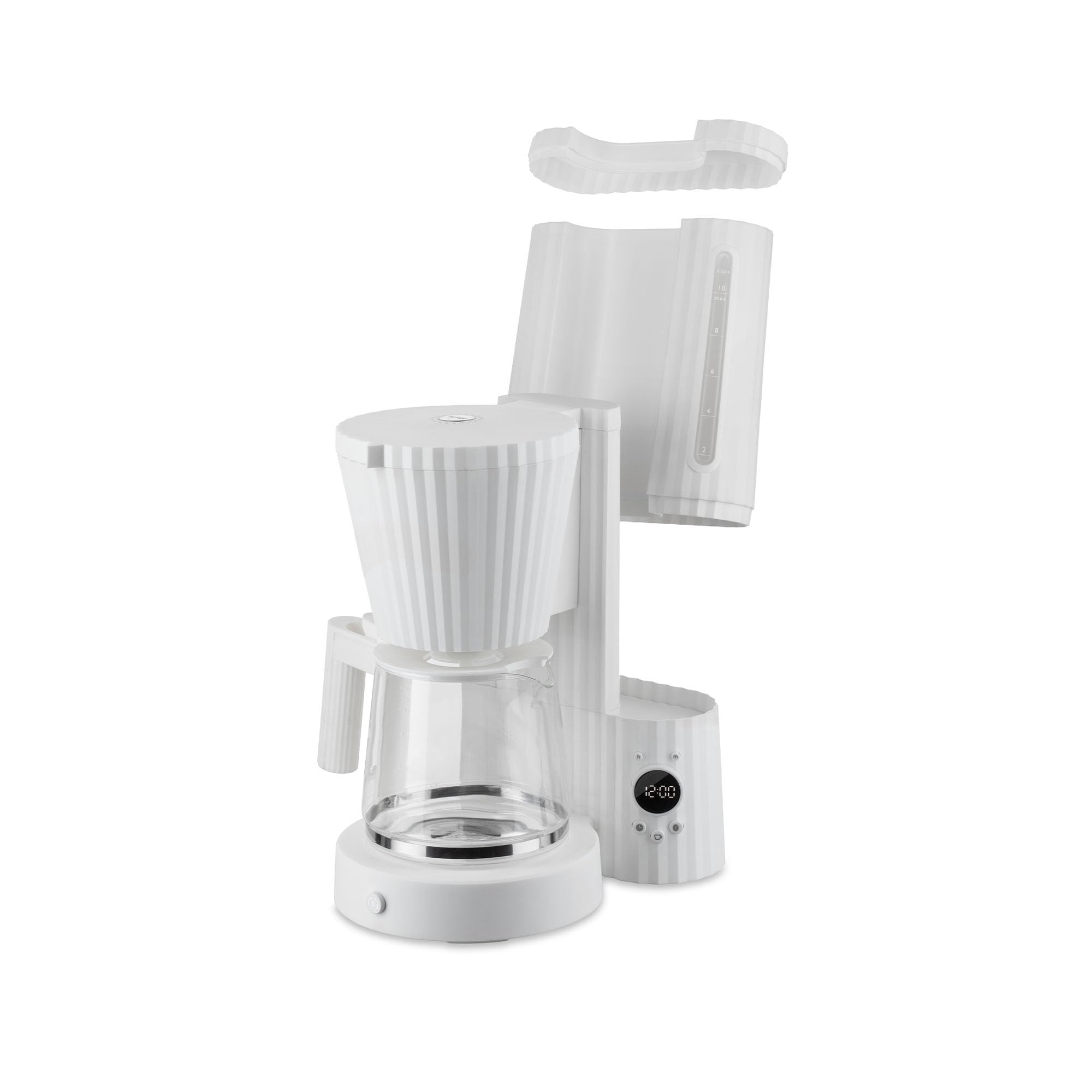 Alessi Plissé MDL14 W macchina caffè filtro bianco 150 cl