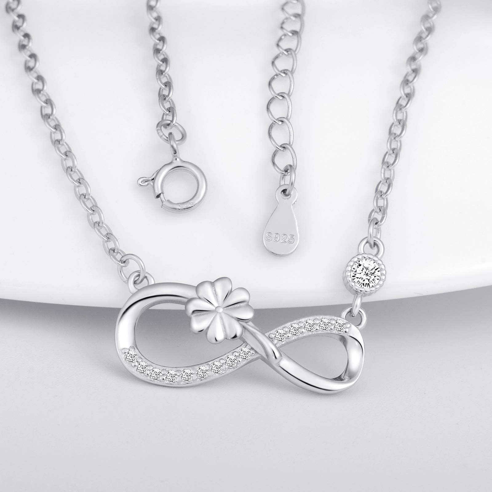 Infinionly Fashion collana argento 925 zirconi Silver-necklace