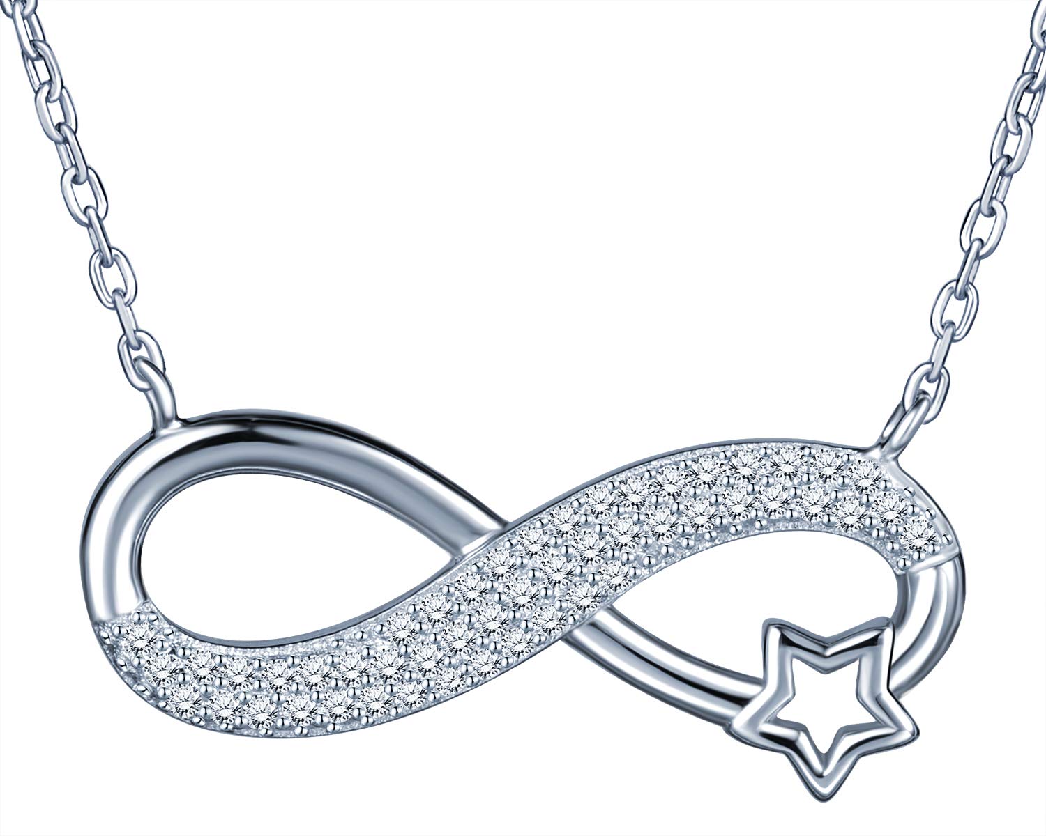 Infinionly Fashion collana infinito stella argento