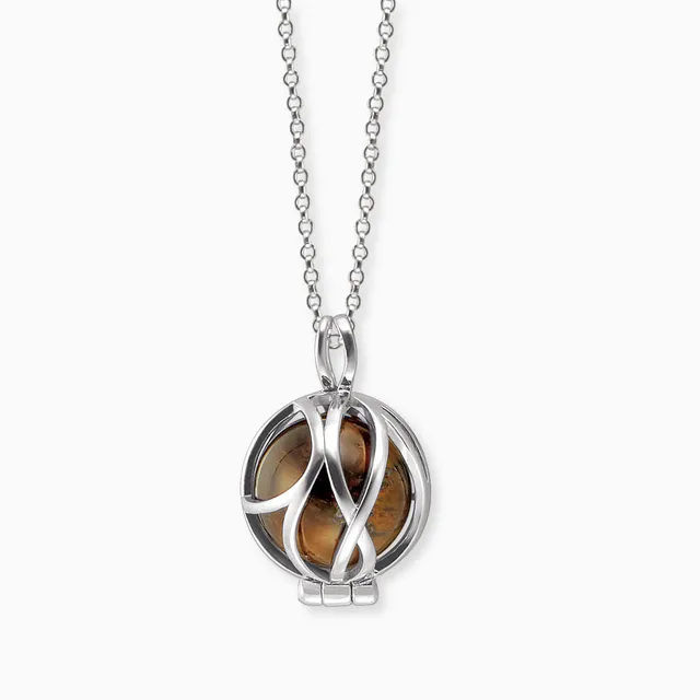 Engelsrufer Paradise Collana Argento 925 Occhio Tigre
