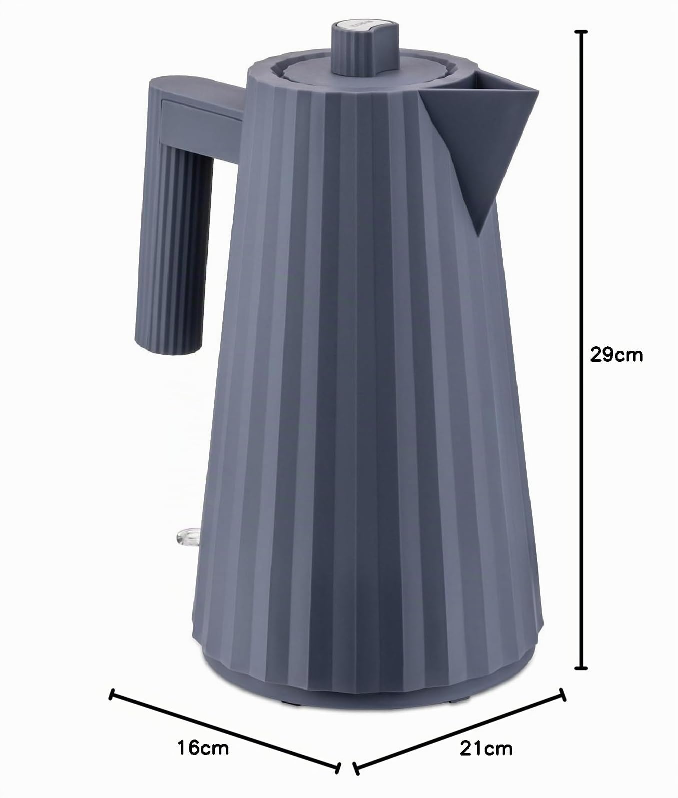 Alessi Plissé MDL06 G Bollitore Elettrico Grigio 1,7 L