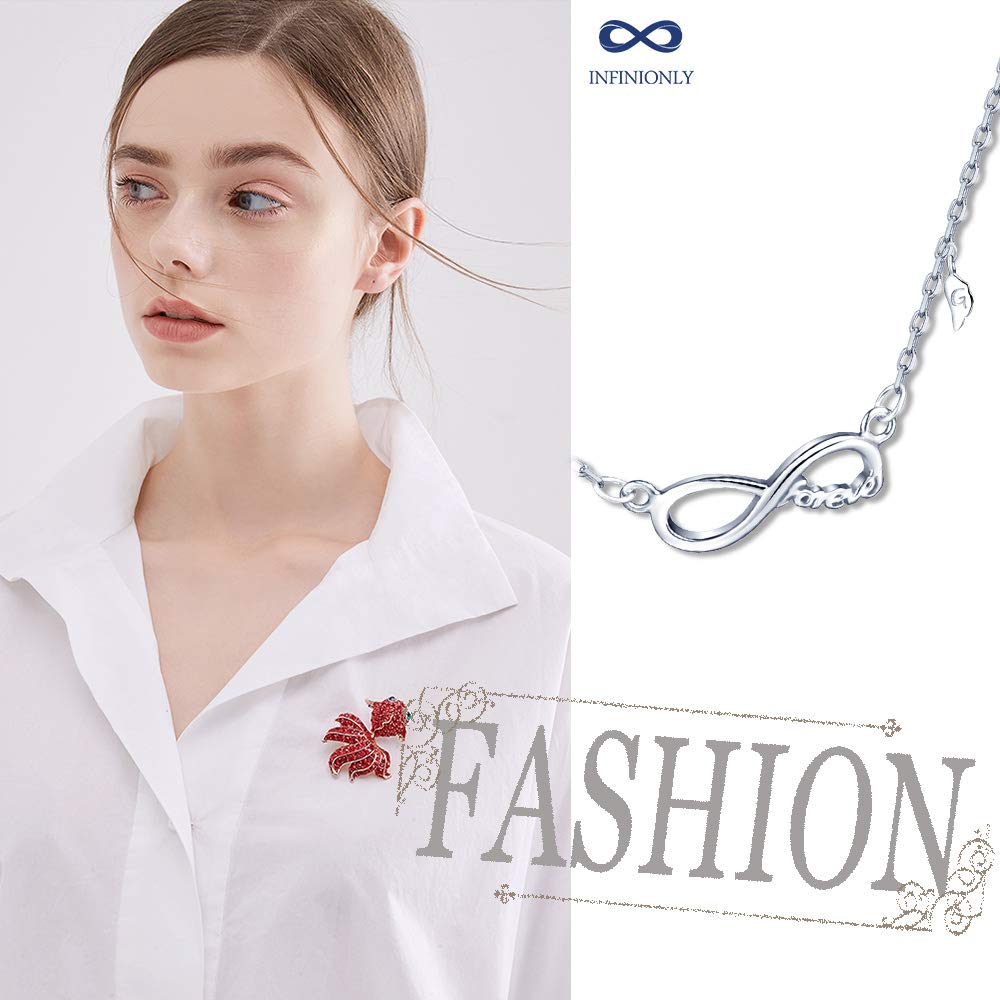 Infinionly Fashion mini collana infinito argento 925 donna
