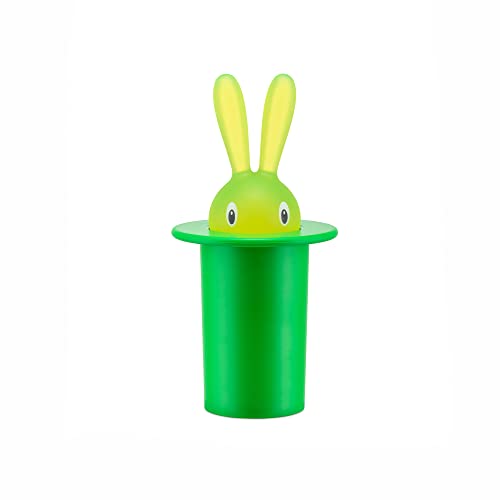 Alessi Magic Bunny ASG16 B Portastuzzicadenti Resina Nero 14 cm