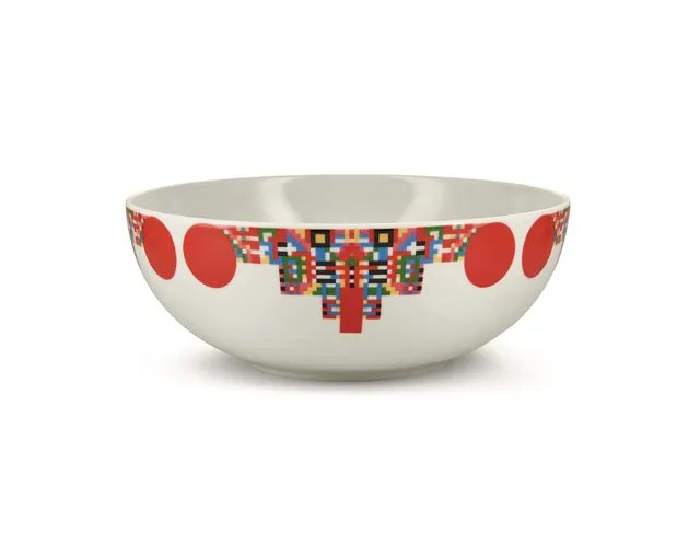 Alessi Holyhedrics ESA11 ciotola porcellana multicolore 25 cm